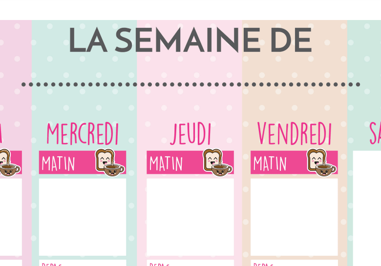 La semaine de...